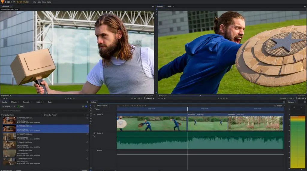Hitfile Express vedio editor Hitfilm express vedio editor