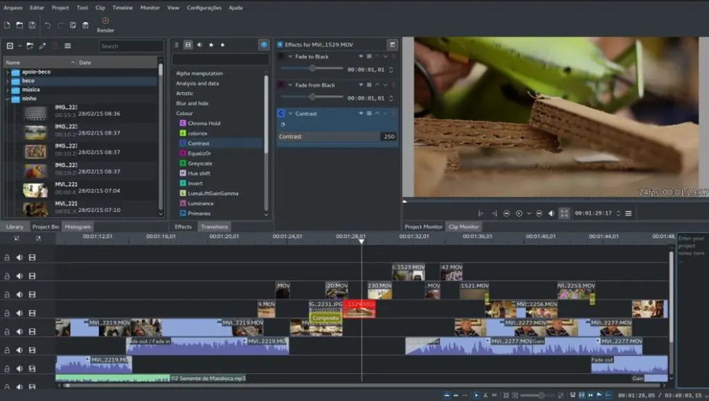 KDenlive vedio editor KDenlive vedio editor